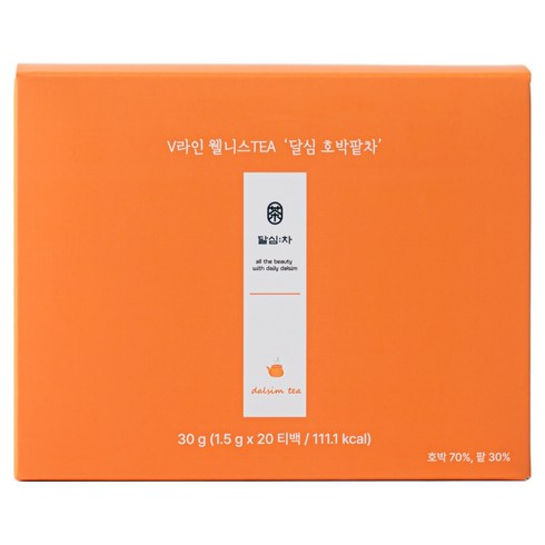 달심 호박팥차, 1.5g, 1개, 20개입
