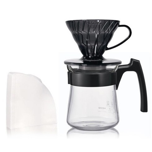 하리오 V60 드립 세트 mini, 1세트, 드리퍼 + 서버 + 종이필터 40p, 300ml
