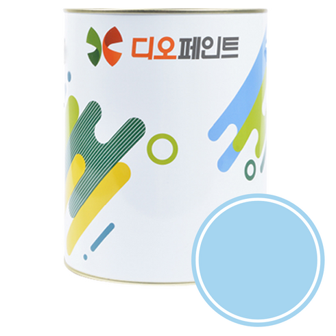 디오페인트 세라믹플러스 결로 곰팡이 방지용 페인트, 비비드 32 퓨어스카이, 1L, 1개