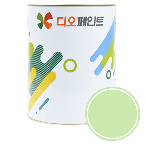 디오페인트 세라믹플러스 결로 곰팡이 방지용 페인트, 비비드 11 라임그린, 1L, 1개
