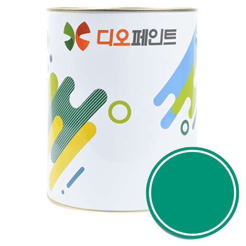 디오페인트 세라믹플러스 결로 곰팡이 방지용 페인트, 비비드 21 블루그린, 1L, 1개