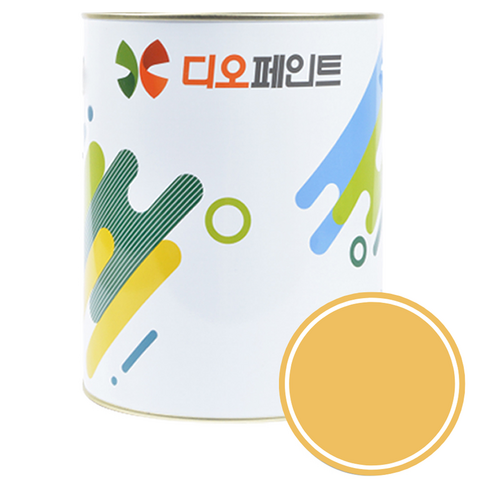 디오페인트 세라믹플러스 결로 곰팡이 방지용 페인트, 비비드 5 머스타드, 1L, 1개