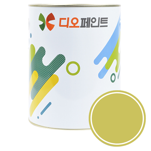 디오페인트 세라믹플러스 결로 곰팡이 방지용 페인트, 비비드 6 라임, 1L, 1개