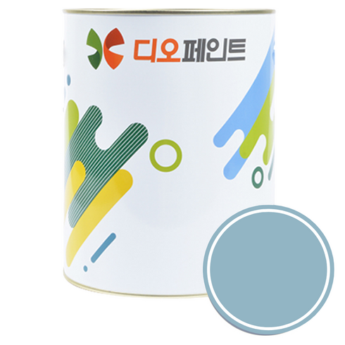 디오페인트 세라믹플러스 결로 곰팡이 방지용 페인트, 비비드 33 파우더블루, 1L, 1개