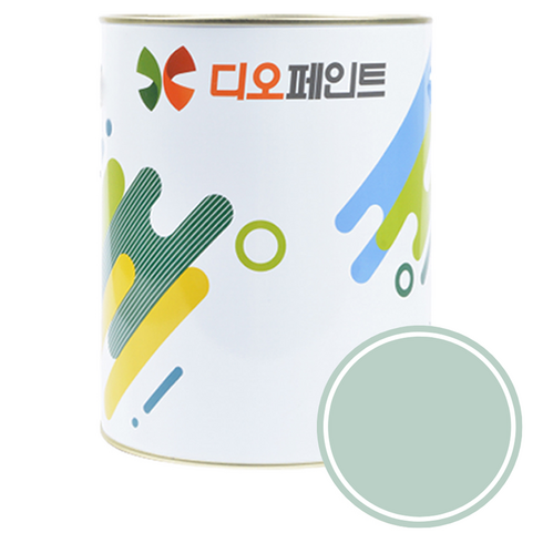 디오페인트 세라믹플러스 결로 곰팡이 방지용 페인트, 1개, 1L, 뉴트럴 64 파스텔그린