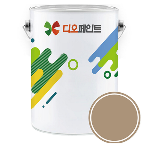 디오페인트 멀티퍼퍼스 저광 벽체가구용 페인트, 뉴트럴 25 탠브라운, 1개, 4L