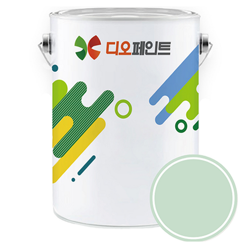 디오페인트 멀티퍼퍼스 저광 벽체가구용 페인트, 뉴트럴 64 파스텔그린, 1개, 4L