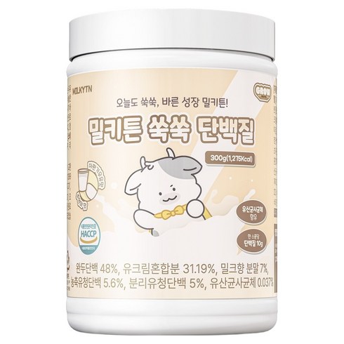 밀키튼 쑥쑥 단백질, 1개, 300g