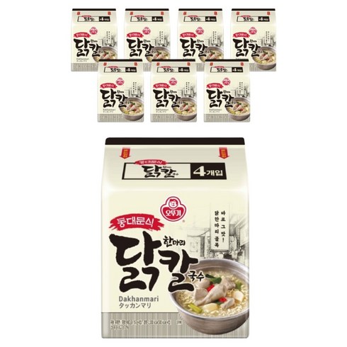 오뚜기 동대문식 닭한마리 칼국수, 460g, 8개