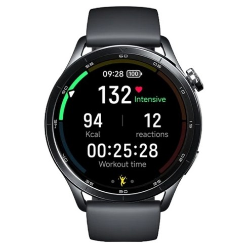 샤오미 스마트워치 S5 46mm, 블랙, 37.59mm, GPS + 블루투스