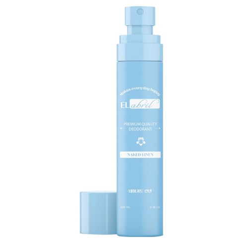 엘라브릴 프리미엄 페브릭케어 탈취제 네이키드 린넨, 1개, 100ml