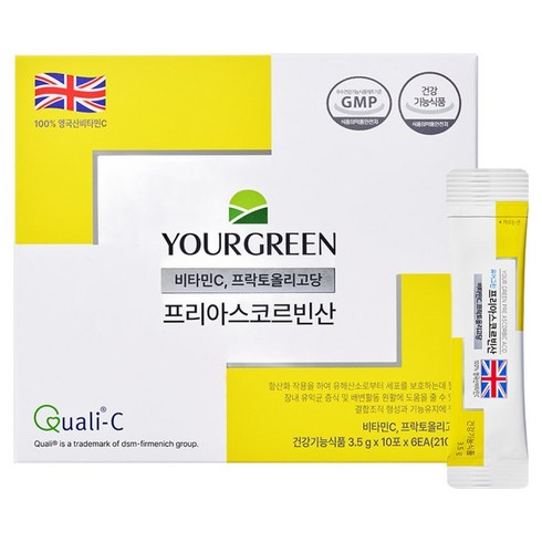 유어그린 프리아스코르빈산 60p, 210g, 1개