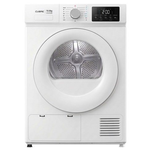 쿠오레 히트펌프 저온제습 안심필터 빨래건조기 10kg 방문설치, 화이트, CTD-HP100W