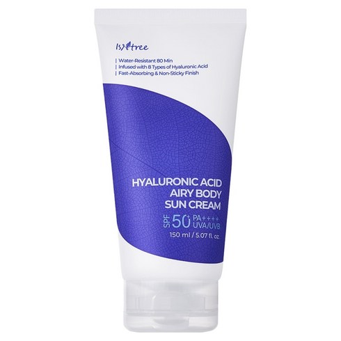 이즈앤트리 히알루론산 에어리 바디 선크림 SPF50+ PA++++, 1개, 150ml