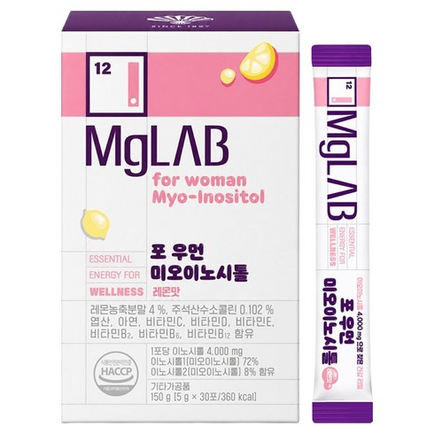 마그랩 포 우먼 미오이노시톨 4000 엽산 아연 30p, 150g, 1개