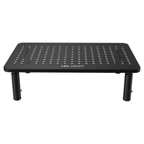 엘디엘마운트 다용도 모니터 받침 멀티선반 APL-MR370, 블랙, 1개