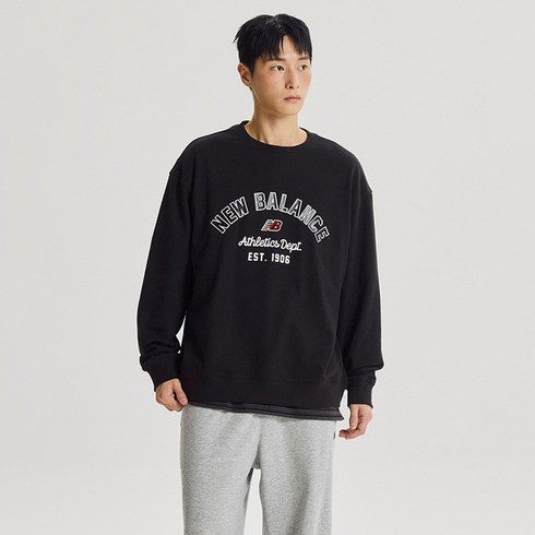 뉴발란스 남녀공용 UNI NEW FG 룸 맨투맨 NBNCGCO113