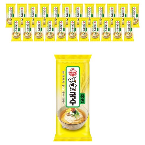 오뚜기옛날 국수 중면, 500g, 24개
