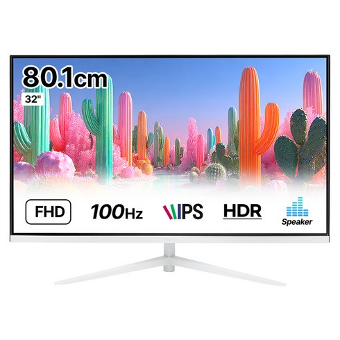 인터픽셀 FHD IPS 100Hz 듀얼 화이트 컴퓨터 모니터, 80.1cm, IP3220(무결점)