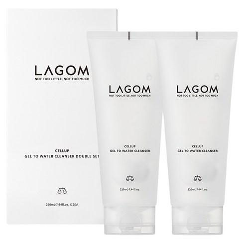 라곰 셀럽 젤 투 워터 클렌저, 220ml, 2개