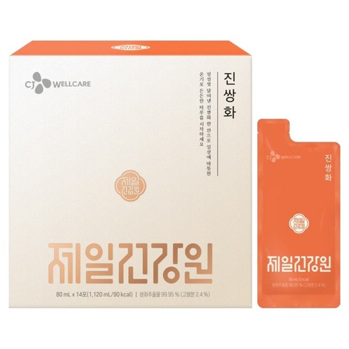 CJ웰케어 제일건강원 진쌍화, 14개, 80ml