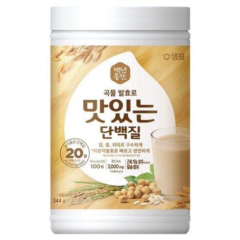 백년동안 맛있는 단백질, 344g, 1개