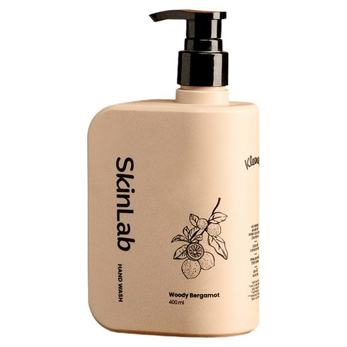 크리넥스 스킨랩 고보습 겔타입 핸드워시 우디베르가못향, 1개, 400ml