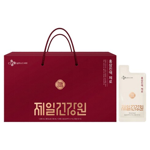 CJ웰케어 제일건강원 홍삼진액 제로 24p, 1개, 1.2L
