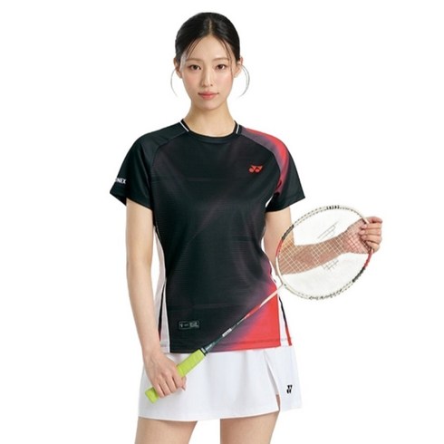 요넥스 여성용 배드민턴 반팔 티셔츠 263TS024F