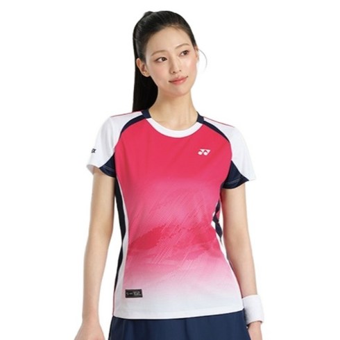 요넥스 여성용 배드민턴 반팔 티셔츠 263TS030F
