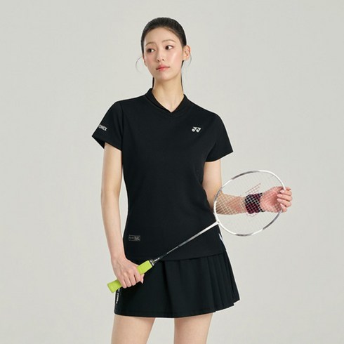 요넥스 여성용 배드민턴 반팔 티셔츠 263TS058F