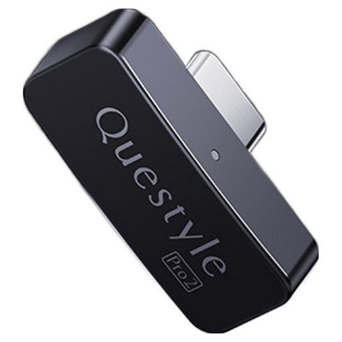 퀘스타일 오디오 LDAC 오라캐스트 지원 무손실 블루투스 동글, 스페이스 그레이, 1개, QCC Dongle Pro 2
