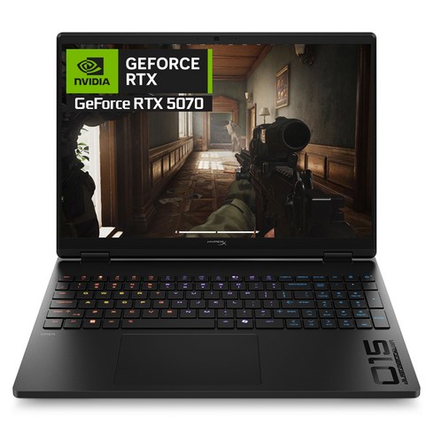 HP 2026 하이퍼엑스 오멘 15.3 코어i7 인텔 14세대 지포스 RTX 5070, Shadow Black, 15-ga0172TX, 1TB, 24GB, Free DOS