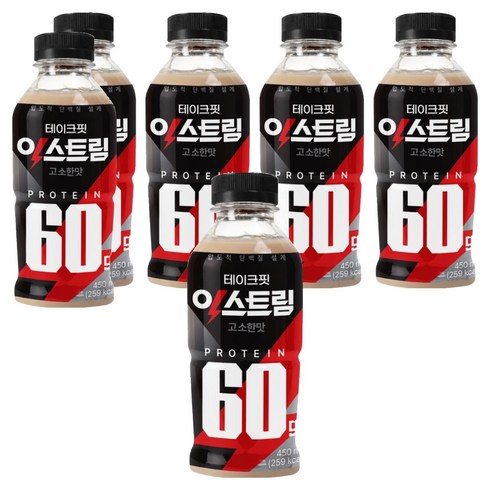 테이크핏 익스트림 압도적 단백질 설계 고소한맛, 6개, 450ml