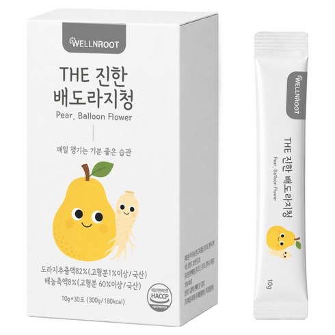 웰앤루트 THE 진한 배도라지 청, 30개, 10g