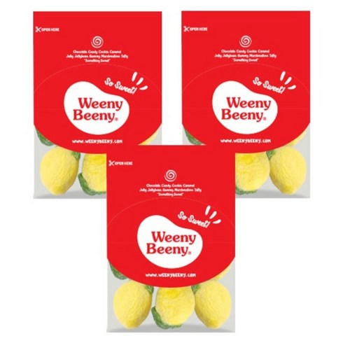 위니비니 사우어 레몬 머쉬멜로우, 55g, 3개