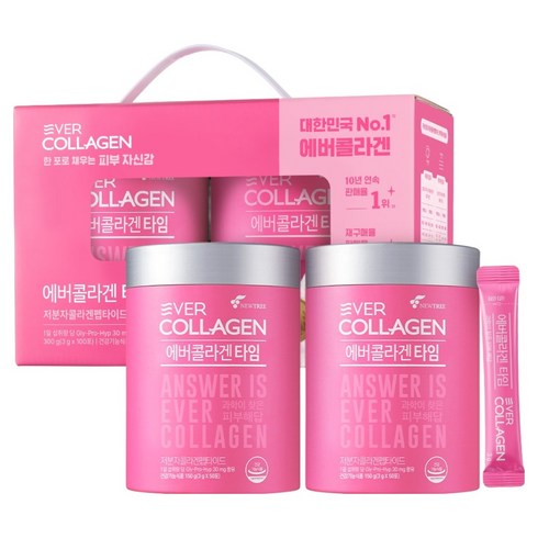 에버콜라겐 타임 선물세트 100회분, 300g, 1개