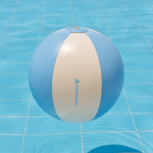 스윔어바웃 클래식 비치볼 BB0, 스카이 블루(BB03), 1개, 20cm