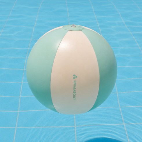 스윔어바웃 클래식 비치볼 BB0, 딥 민트(BB01), 1개, 20cm