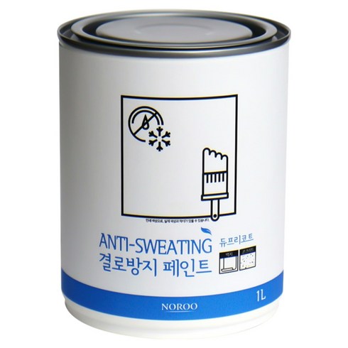 노루페인트 결로방지 페인트, SP0070 밀크화이트, 1L, 1개