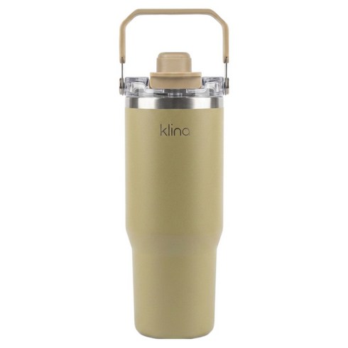 클리나 뉴원더 스프링팝 텀블러, 1개, 900ml, 카키