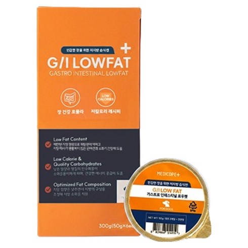 메디코펫 독 가스트로 인테스티널 로우펫 습식캔 6p, 300g, 1개, 참치