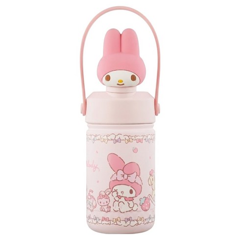 락앤락 산리오 스쿨핏 듀얼캡 텀블러 LHC3348, 마이멜로디, 1개, 390ml