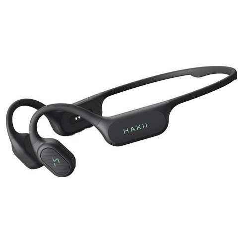 하키 골전도 블루투스 MP3 겸용 무선 이어폰, 블랙, HAKII SOLE