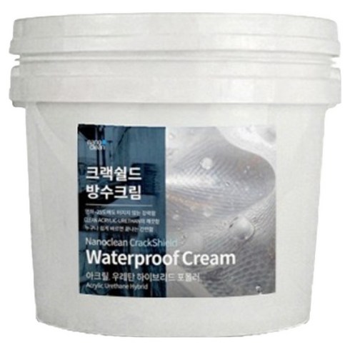 나노클린 크랙쉴드 크림 타입 탄성 방수크림, 투명, 4kg, 1개