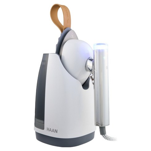 한경희생활과학 2in1 셔츠 옷 구김제거 핸디형 건식 스팀다리미, 화이트, HRI-D110
