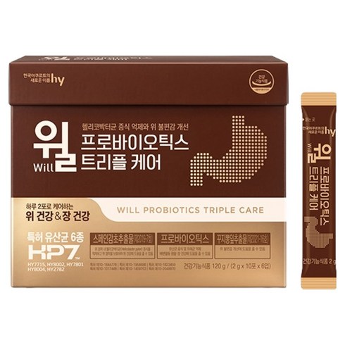윌 프로바이오틱스 트리플케어 60p, 120g, 1개