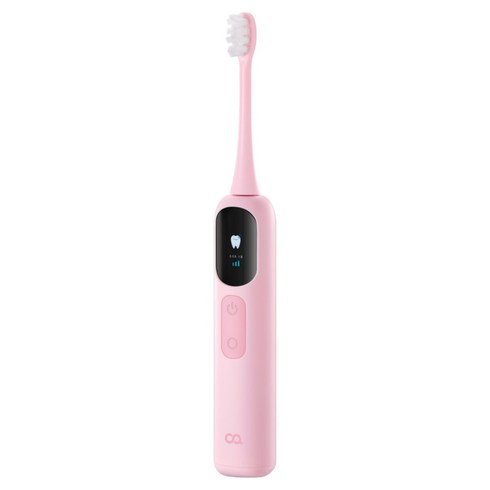 오아 클린이스쿨 IPX8 좌우회전 어린이 음파 전동 칫솔, OETB-010CP, 코튼핑크, 1개