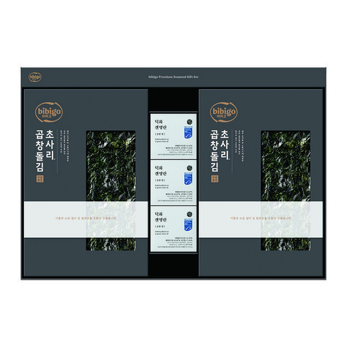 비비고 초사리 곱창 돌김 + 명란 세트 + 쇼핑백, 1세트