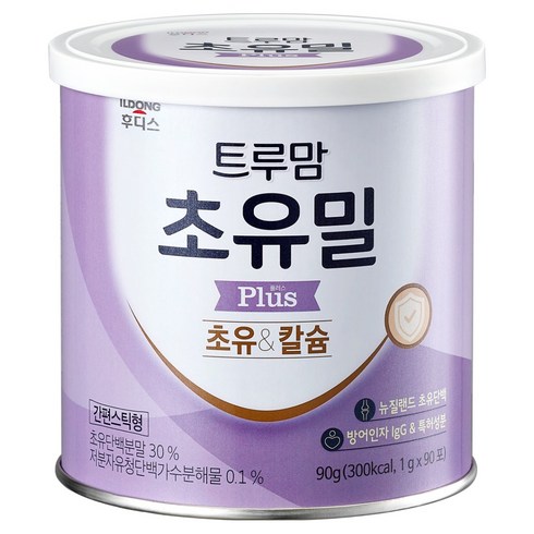 트루맘 일동후디스 초유밀 플러스 90p, 90g, 1개